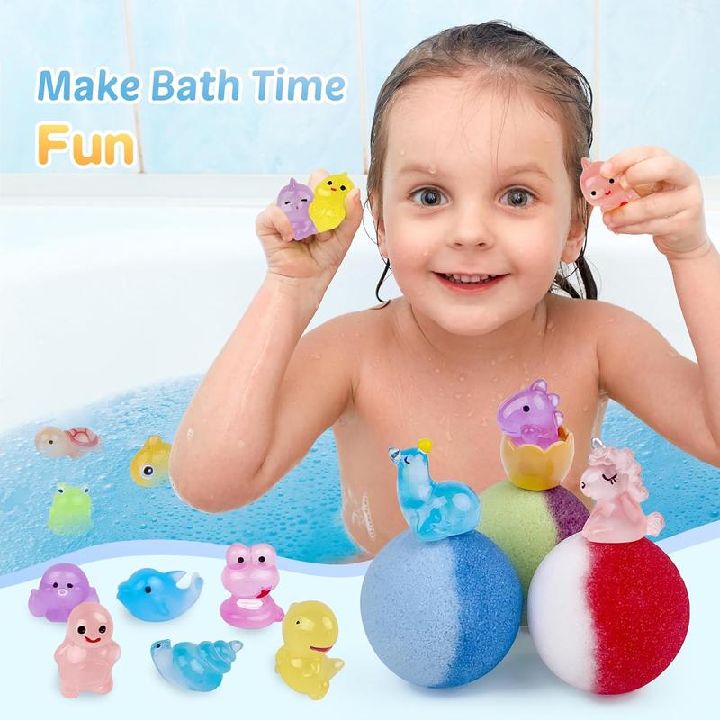 Bath Bombs for , 24 count Bath Bombs with Glow in The Dark Surprise Inside,  and  Colorful Bubble Bath Fizz for ,  Birthday, , Or Christmas Gift for Boys and Girls!