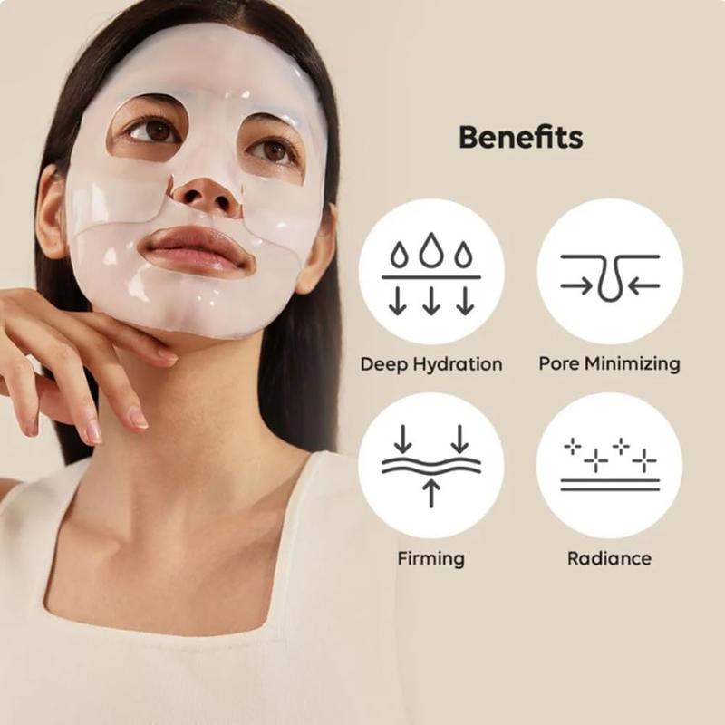 UTOGRU 12PCS Collagen Mask Deep Collagen Mask White Transparent Split Mask