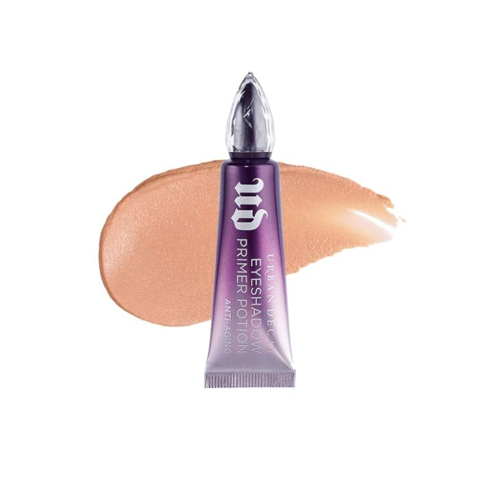 Urban Decay Anti-Aging Eyeshadow Primer Potion, Nude Eye Primer, Improves Look of Fine Lines & Texture, Smooths & Preps Eyelid Base for Vibrant Color, Crease-free Eye Makeup Looks, Vegan