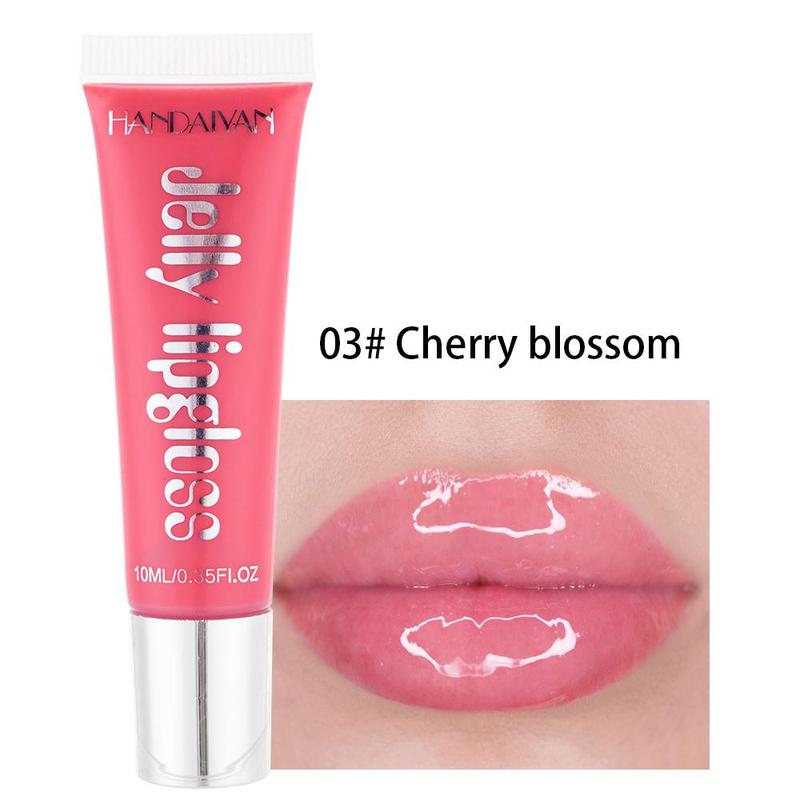 Music Festival Makeup Moisturizing Lip Gloss, Candy Color Jelly Lip Stain, Hydrating Plumping Lipstick for Girls & Women, Christmas, Christmas Gift