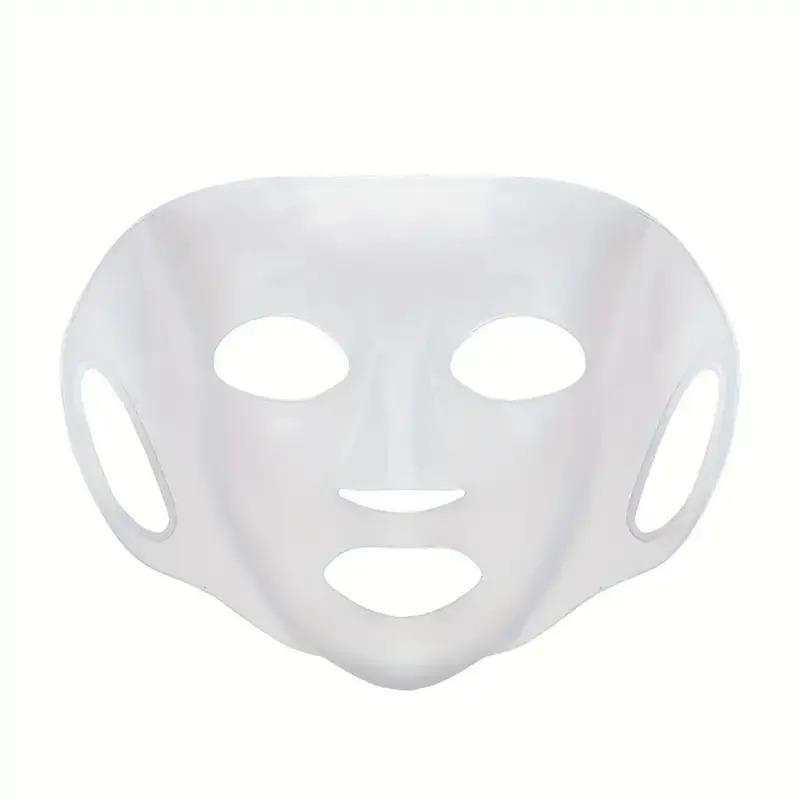 1pcs Silicone Face Mask Holder - Reusable, Evaporation-Proof, Moisturizing Facial Mask Cover, Beauty Face Tool - Includes Travel