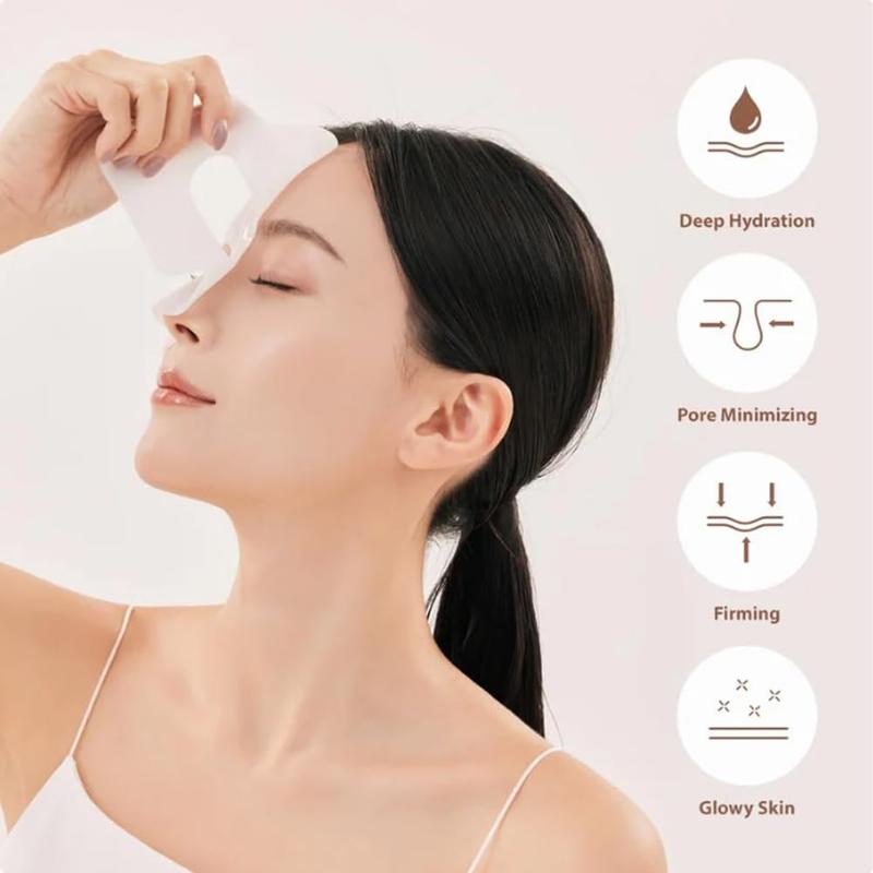 UTOGRU 12PCS Collagen Mask Deep Collagen Mask White Transparent Split Mask