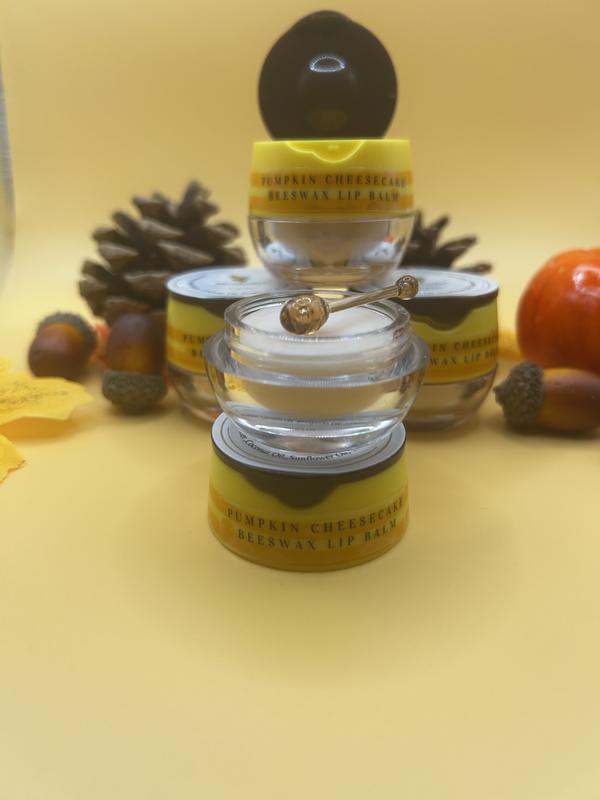 Beeswax Pumpkin Cheesecake Lip Balm