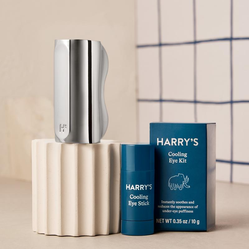 Harry's Cooling Eye Kit - Hydrates and Calms Skin, Reduces Under-Eye Puffiness - Facial, Skincare with Aloe Calming Gentle Hydrating Soothing Comfort