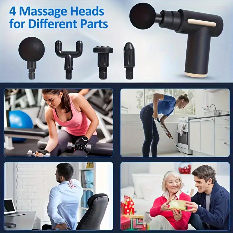 Electric Black Percussion Massager, Fast Deep Tissue Relief for Athletes, Quick Pain Management for Active Lifestyle Comfort