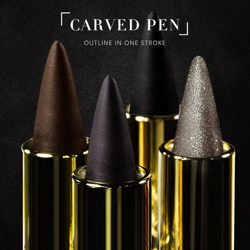 4 color Gel Eyeliner, Cream Eyeliner Tool Smudge Proof Eyeliner Pencil Matte Black Eyeliner Pencil Tattoo Eyeliner Pen Eyeliner Gel Stick Makeup Eye-liners for Women(4 color)