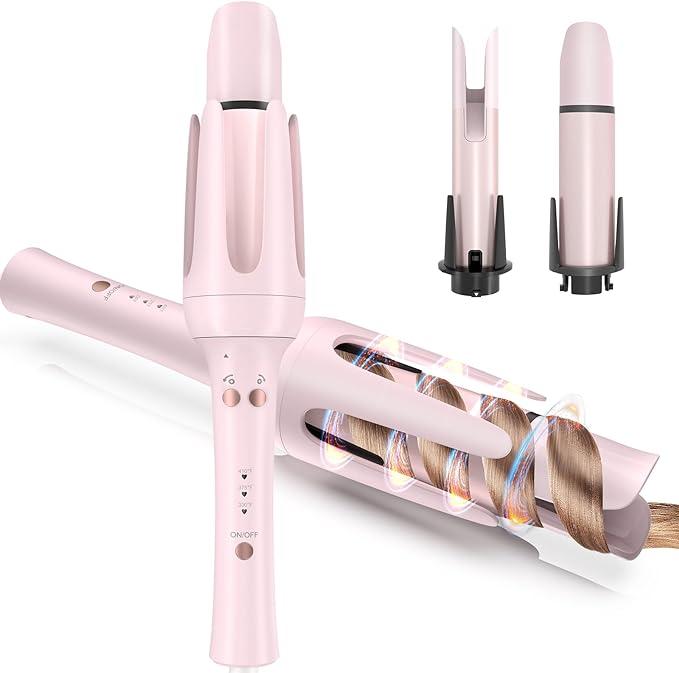 BESTOPE PRO  Automatic Curling Iron Hair Curler, Replaceable Curling Wand with 2 Sizes Barrel (1