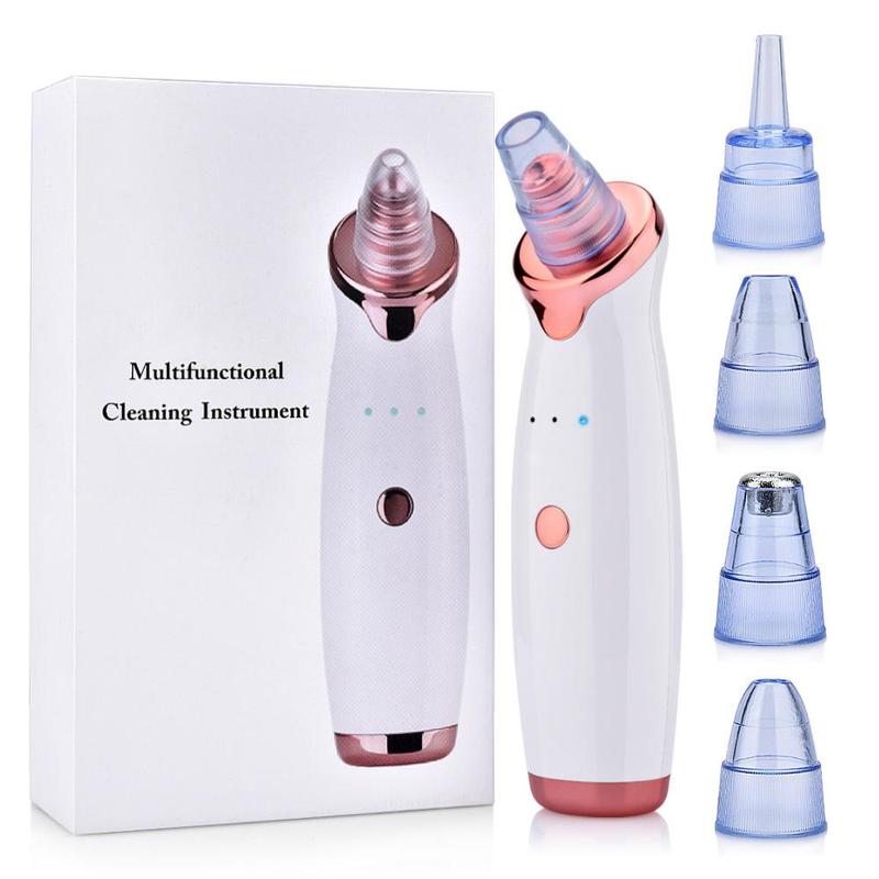 Electric Blackhead Cleaning Tool, 1 Set Vacuum Facial Cleaner, Pore Cleaner, Blackhead Extractor, Beauty & Personal Care Tool for Women & Men