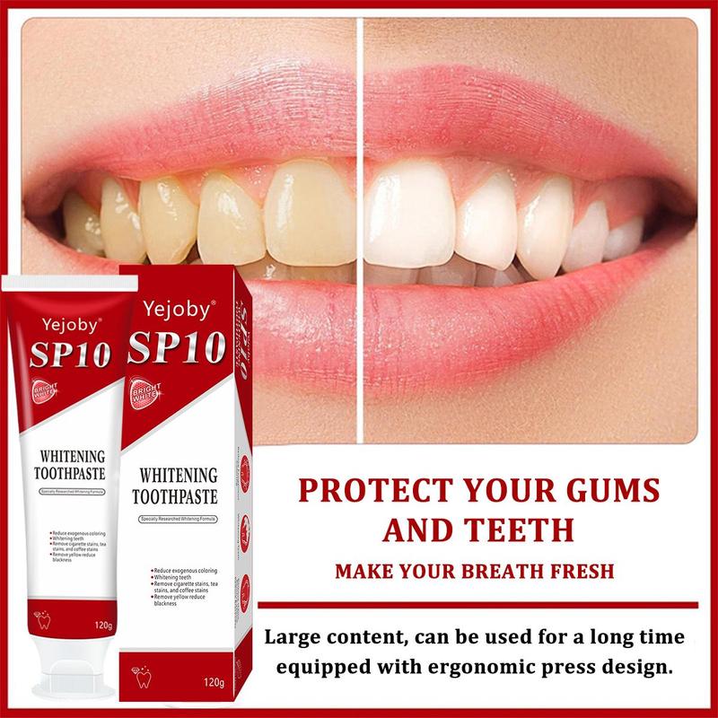 (New) 2024 SP-10 whitening Toothpaste, Super sp10 brightening Oral probiotic, sp 10 Bright White Toothpaste for Stain Removing, Fresh Breath & Teeth Health Whitening Solution Effect is better than SP-7 and SP-8,SP-6 SP-4 sp-6 sp8 sp6 sp4 SP-10