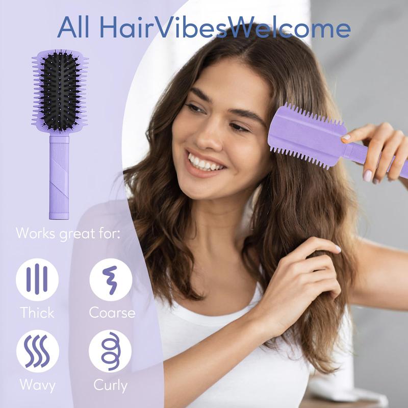 Curly Hair Brush Defining, Volume Curl Brush, Curl Defining Brush, Shaping and Styling Women's Curls Haircare Heatless