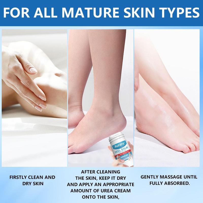 Salicylic Acid & Tea Tree Oil Heel Balm, Moisturizing Foot Care Cream for Daily Use, Nourishing Foot Care Product for Dry & Cracked Skin