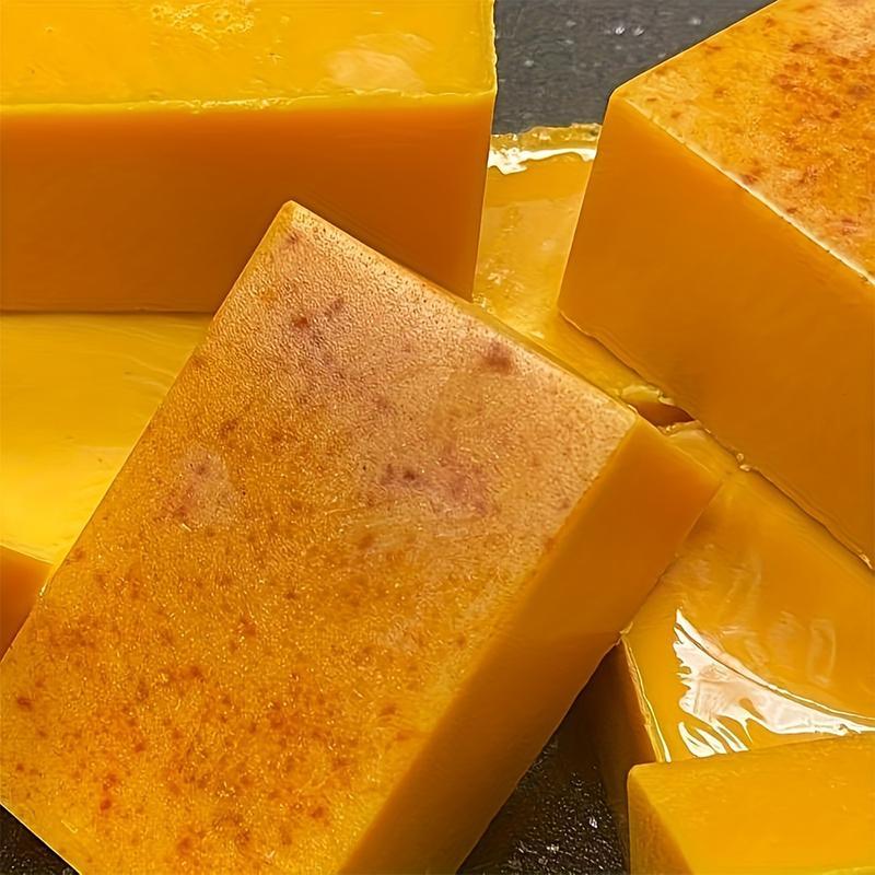 Turmeric Soap, 10pcs set Lemon Soap Bar with 3 Foaming Net, Moisturizing Soap Bar for Body Wash & Face Wash, Body Wash & Care Product