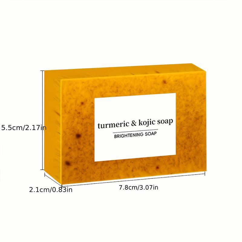 Turmeric Soap, 10pcs set Lemon Soap Bar with 3 Foaming Net, Moisturizing Soap Bar for Body Wash & Face Wash, Body Wash & Care Product