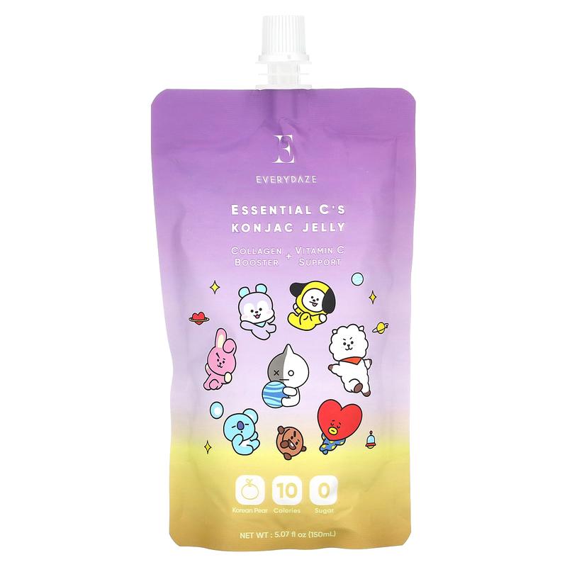 Everydaze Essential C's Konjac Jelly, Korean Pear , 5.07 fl oz (150 ml)