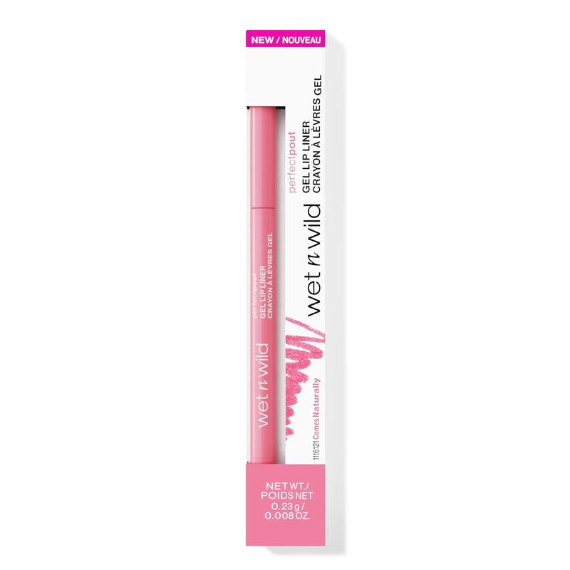 wet n wild Perfect Pout Waterproof Gel Lip Liner, Creamy Long-Lasting Color, Precise Application, Vegan & Cruelty-Free