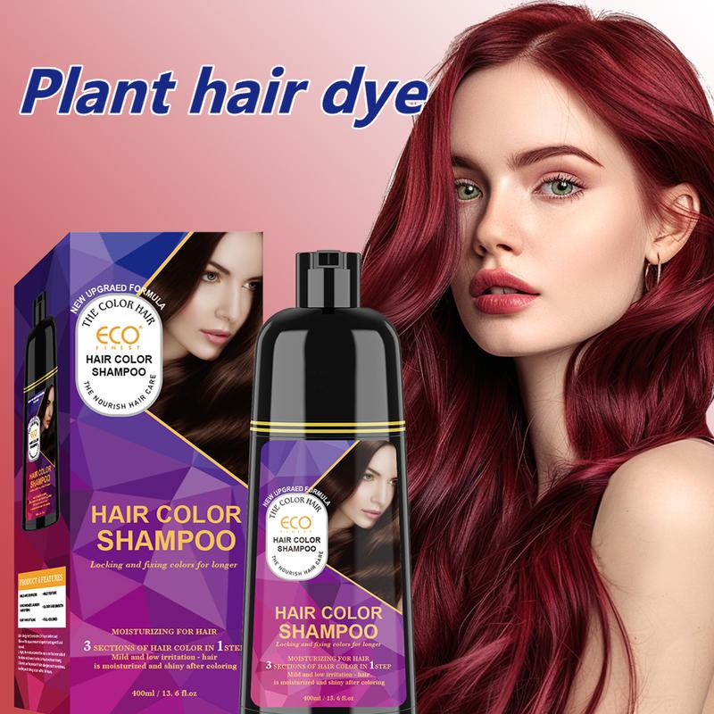 ECO Hair Color Shampoo - Magic dye, lasting color in 30 minutes, ammonia-free, herbal hair color treatment