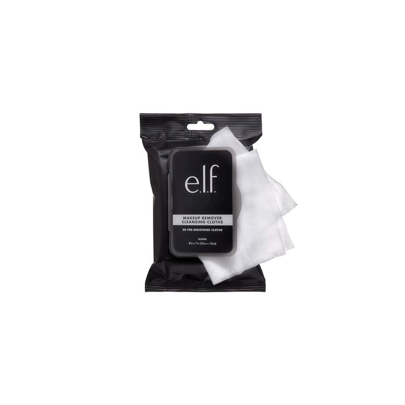 E.L.F. Makeup Remover Cleansing Cloths - Pack of 20 Pre-Moistened Cloths