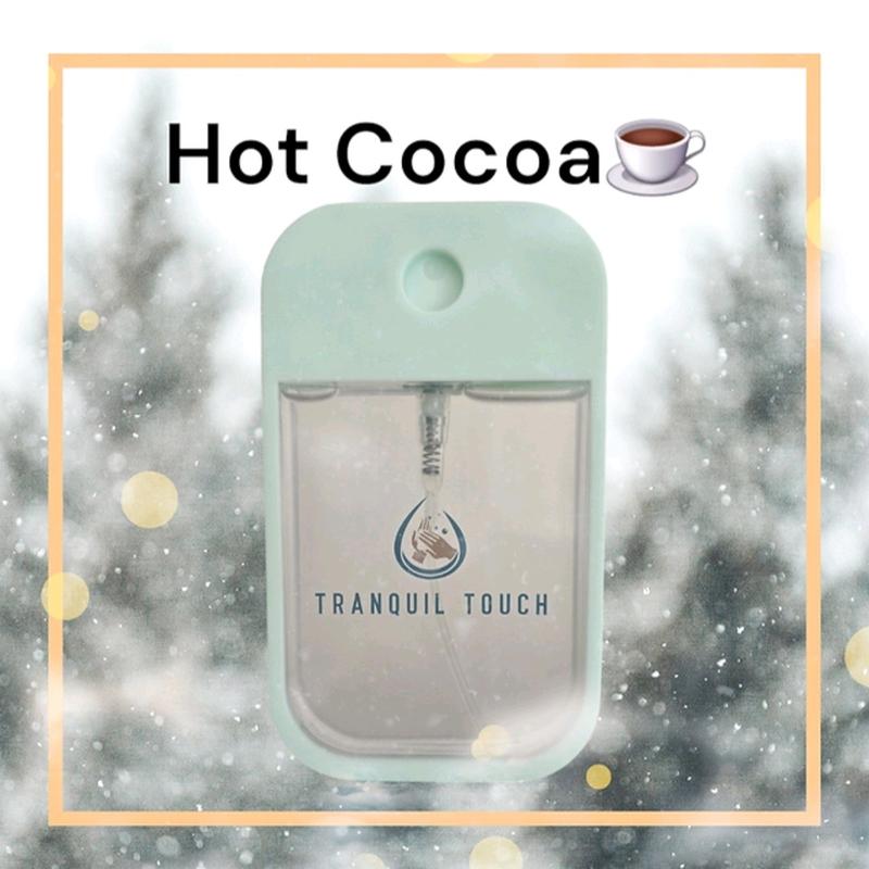 Hot Cocoa Fine Mist Hand Sanitizer, Convenient Slim Spray Bottle