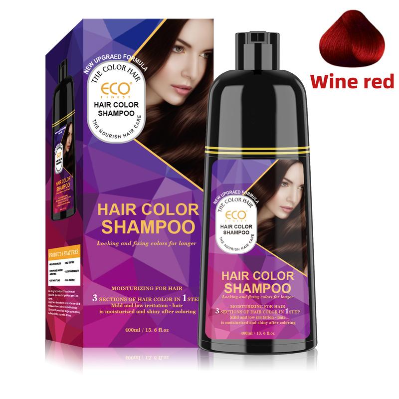 ECO Hair Color Shampoo - Magic dye, lasting color in 30 minutes, ammonia-free, herbal hair color treatment