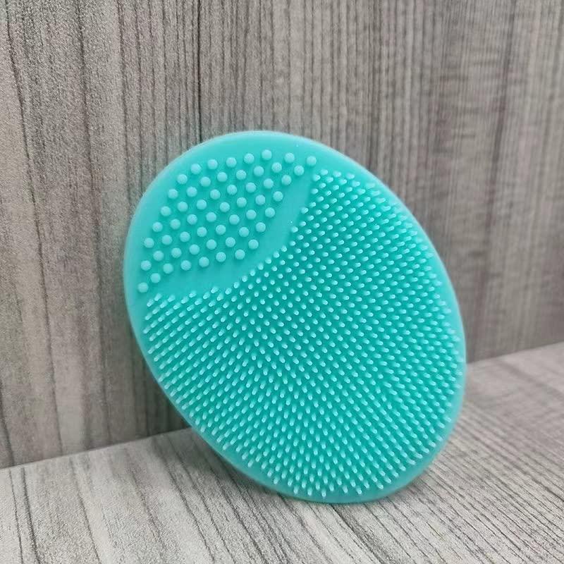 Face Scrubber, Facial Exfoliator, Face Scrub Brush, Soft Face Brush, Silicone Facial Cleansing Brush, Face Exfoliator Blackhead Acne Pore Cradle Cap Face Wash Brush for Deep Cleaning Skin Care 4 Pack