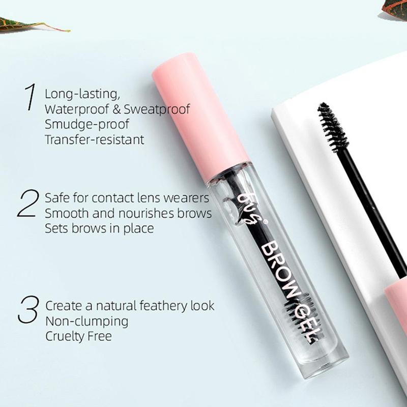 Long Lasting Eyebrow Gel, 2 Counts set Eyebrow Styling Gel, Eyebrow Makeup Tool for Women, Eye Brow Makeup Products