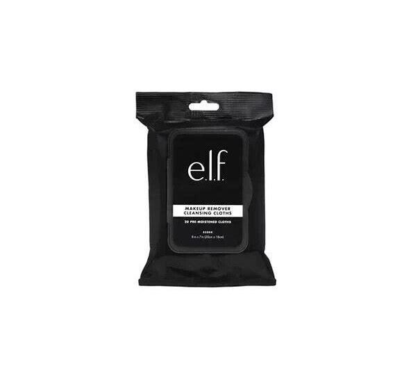 E.L.F. Makeup Remover Cleansing Cloths - Pack of 20 Pre-Moistened Cloths