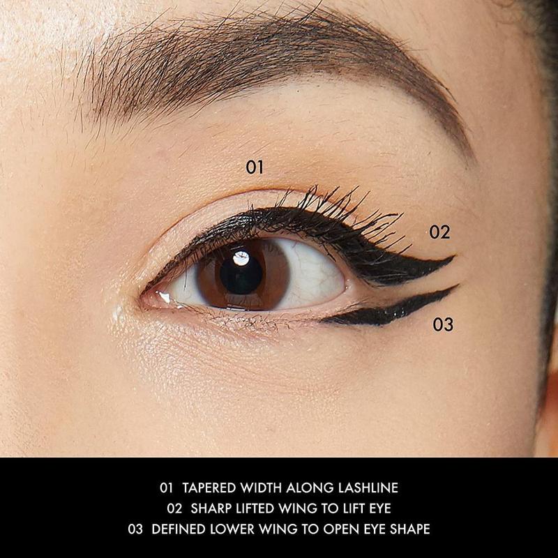 1 2 3 5 7pcs Waterproof Long Lasting Makeup Eyeliner Gift, Music Festival Makeup Essentials, Cosmetic Liquid No-skip Eyeliner Pen, Quick Drying Eye Liner Pen for Women Girls