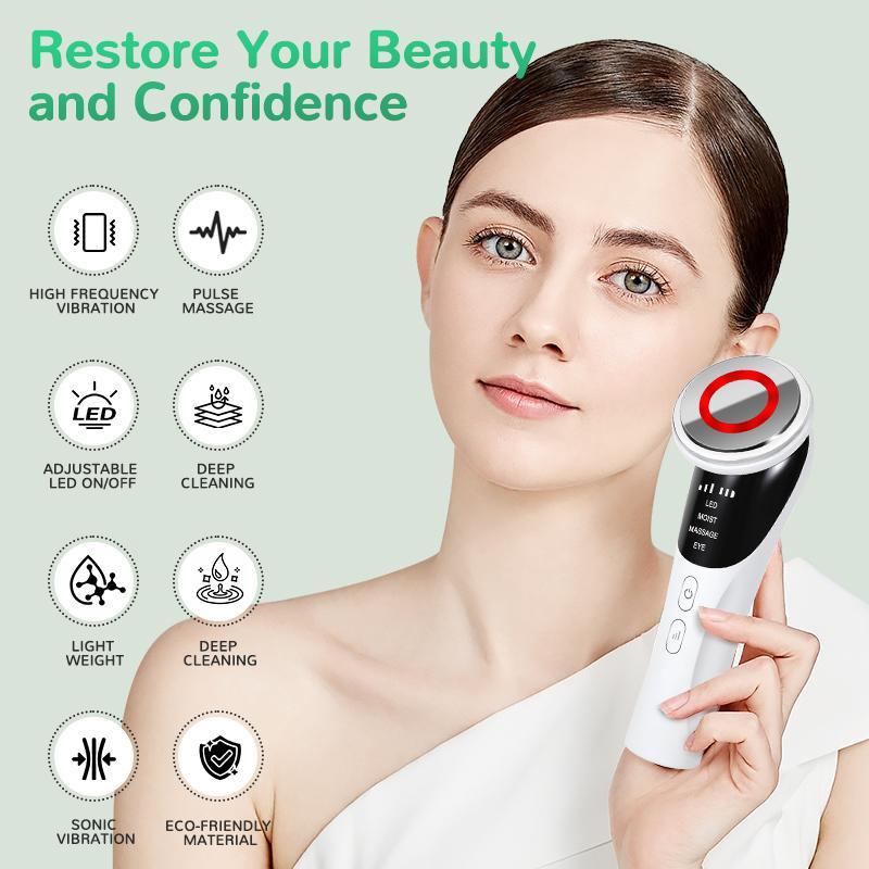 4 in 1 Facial Beauty Instrument, Multifunctional Facial Deep Cleansing Instrument, Skin Care Tool for Women