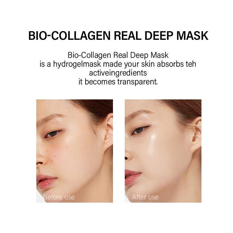 12PCS UTOGRU Deep Collagen Power Boosting Mask White Transparent Split Mask The Original Overnight  Deep Collagen Mask Collagen Hydrating Facial Mask Set