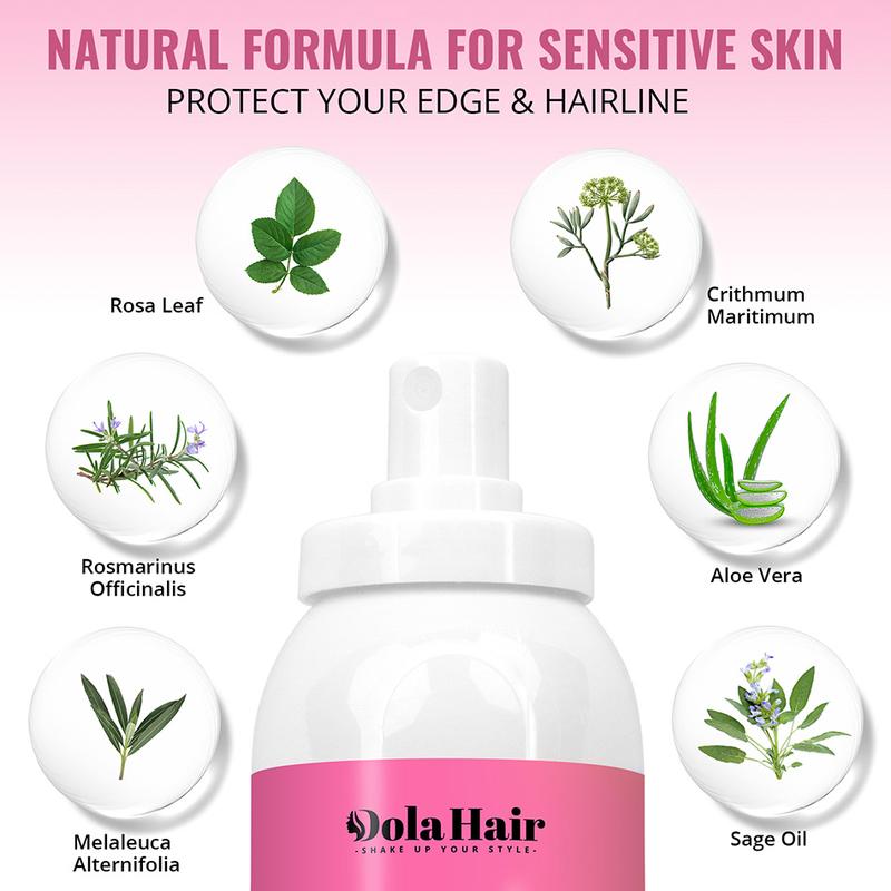 Dolahair Lace Melting & Holding Spray Glueless Adhesive for Wigs Lace Bond Adhesive Wig Spray for Lace Front Wig Install Lace Melt Spray Gel Haircare