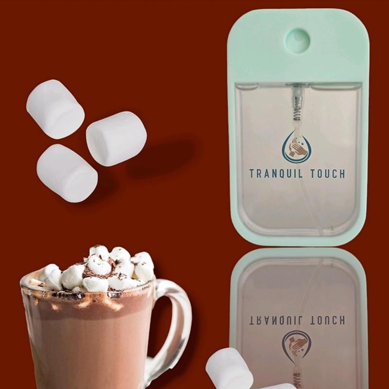 Hot Cocoa Fine Mist Hand Sanitizer, Convenient Slim Spray Bottle