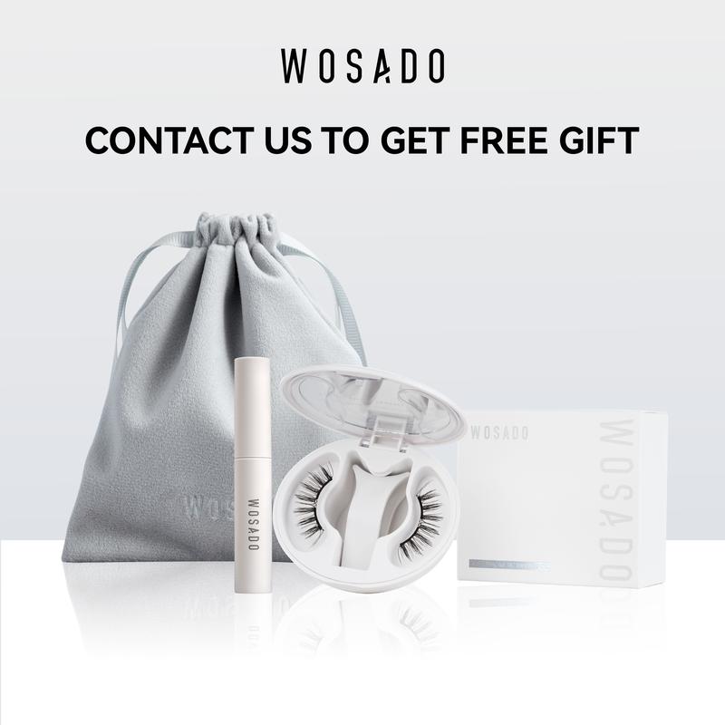 Wosado Soft Magnetic Extended-Band Eyelashes Set with All-in-One Applicator Kit, Reusable, No Glue, Waterproof Lashes, Makeup Lash Extensions