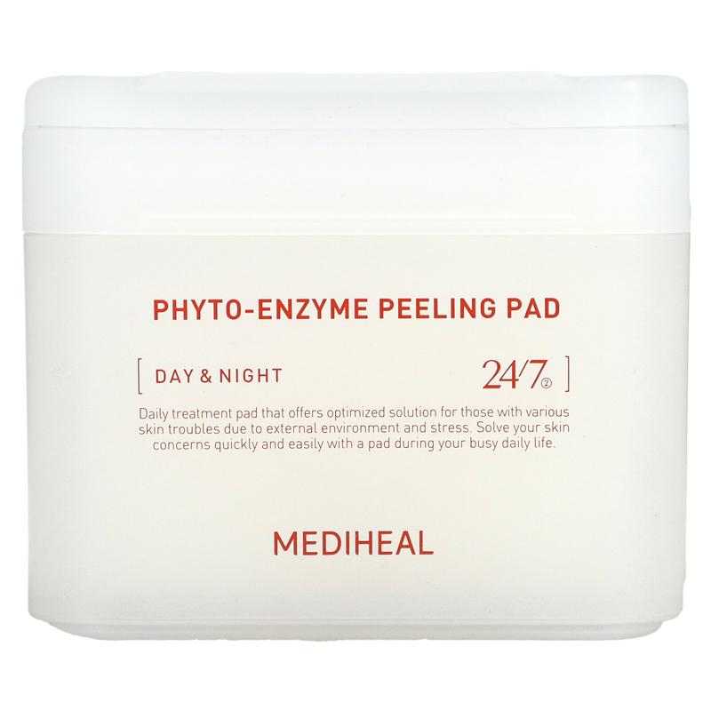 MEDIHEAL Phyto-Enzyme Peeling Pad, Day & Night, 90 Pads, 6.76 fl oz (200 ml)