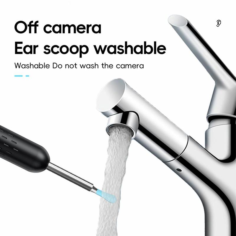 Smart WiFi Connected Visual Ear Canal Cleaner, 1 Box Portable Visual Ear Canal Extractor, HD Endoscope Type-C Rechargeable Earwax Removal Products