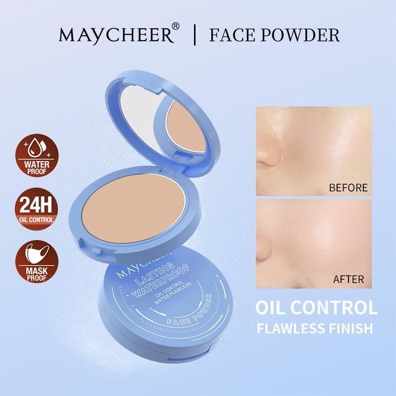 Long-lasting Concealer Powder, Waterproof Brightening Setting Powder, Highlighter Powder, Makeup Accessories for Women & Girls