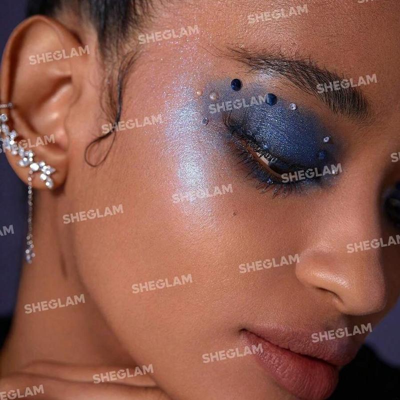 SHEGLAM Beaming Butterfly Highlighter Blue White Gothic Highlighter Xmas Christmas