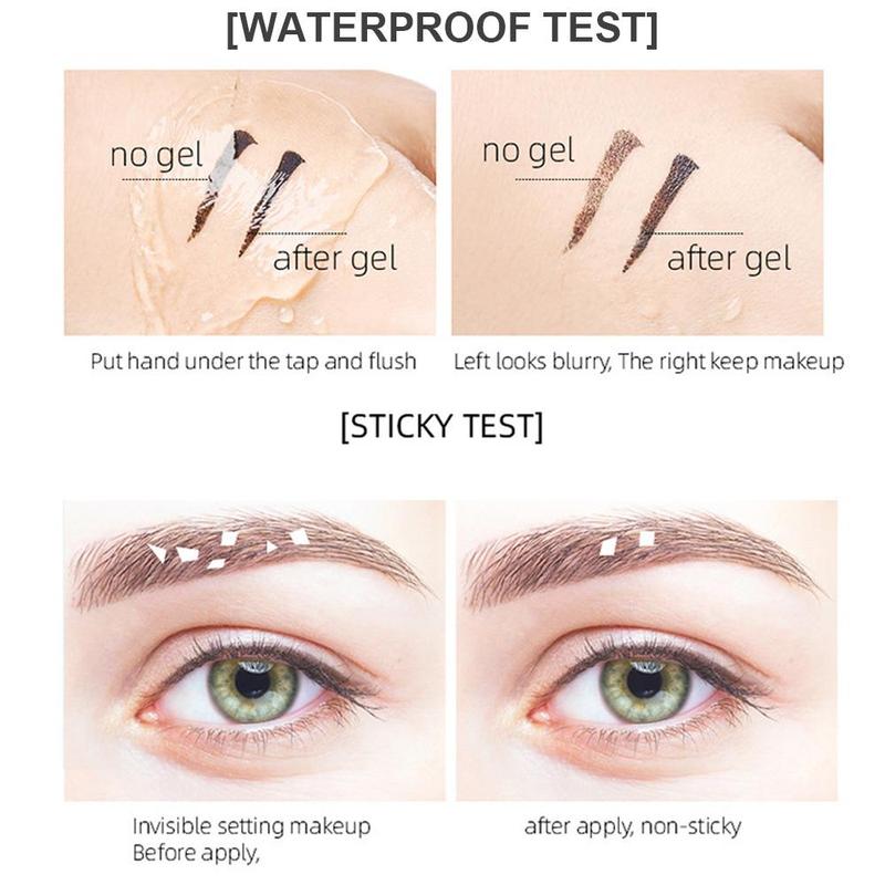 Long Lasting Eyebrow Gel, 2 Counts set Eyebrow Styling Gel, Eyebrow Makeup Tool for Women, Eye Brow Makeup Products