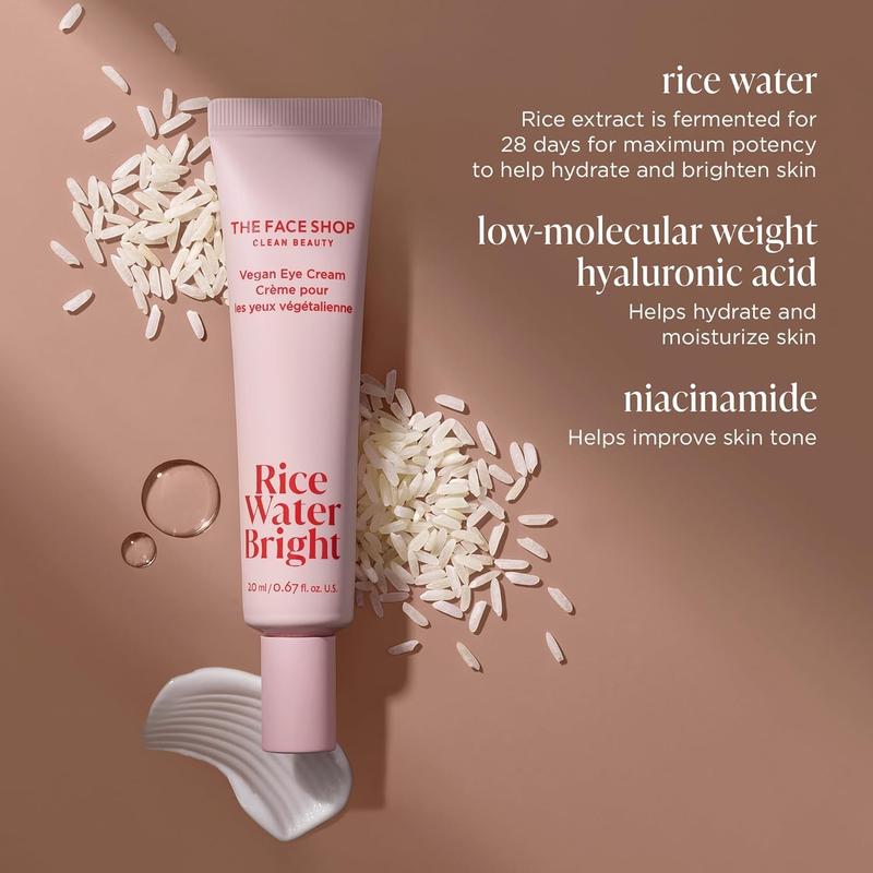 The Face Shop Rice Water Bright Line Up - Vegan Skincare for Radiant Skin Nourishing Skin Repair