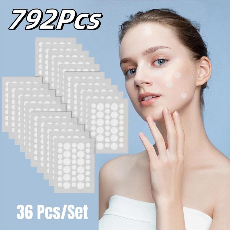 Acne Pimple Patches, 36 792pcs Waterproof & Breathable Acne Cover Patch, Mild and Non-irritating, for Facial Skin Care