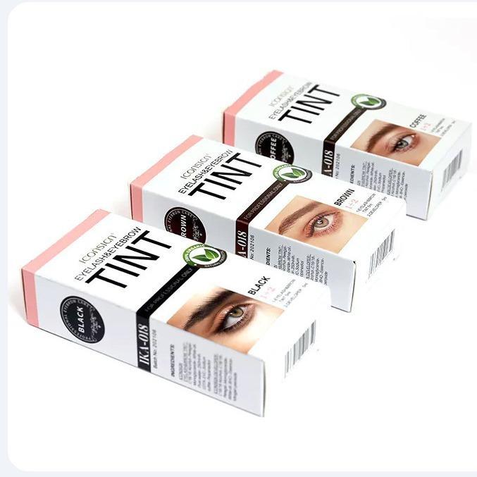 Long-Lasting Waterproof Eyebrow Dye Gel - Semi-Permanent, Sweatproof Tint in Black & Brown for All Skin Types