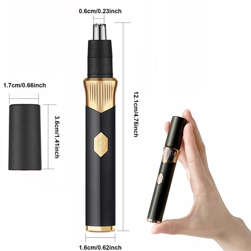 Portable Nose Hair Trimmer for Men, Cordless Hair Shaver for Nose, Ear, and Eyebrows, Personal Care Appliances for Men