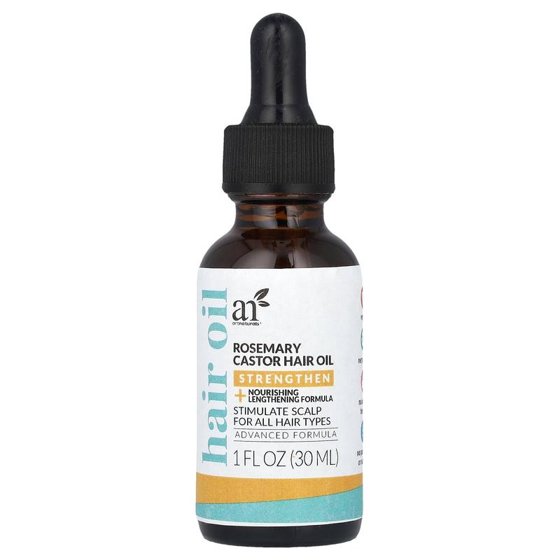 artnaturals Hair Oil, Rosemary Castor, 1 fl oz (30 ml)