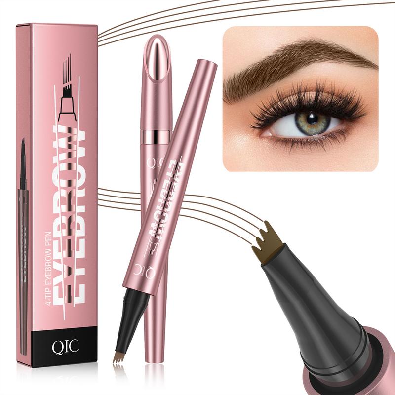 Microblading Eyebrow Pen, Eyebrow Pen with an Upgrade Micro-Fork Tip Applicator, Waterproof Long-Lasting Microblading Eyebrow Pencil, Brow Pen for Natural Looking Brows Makeup