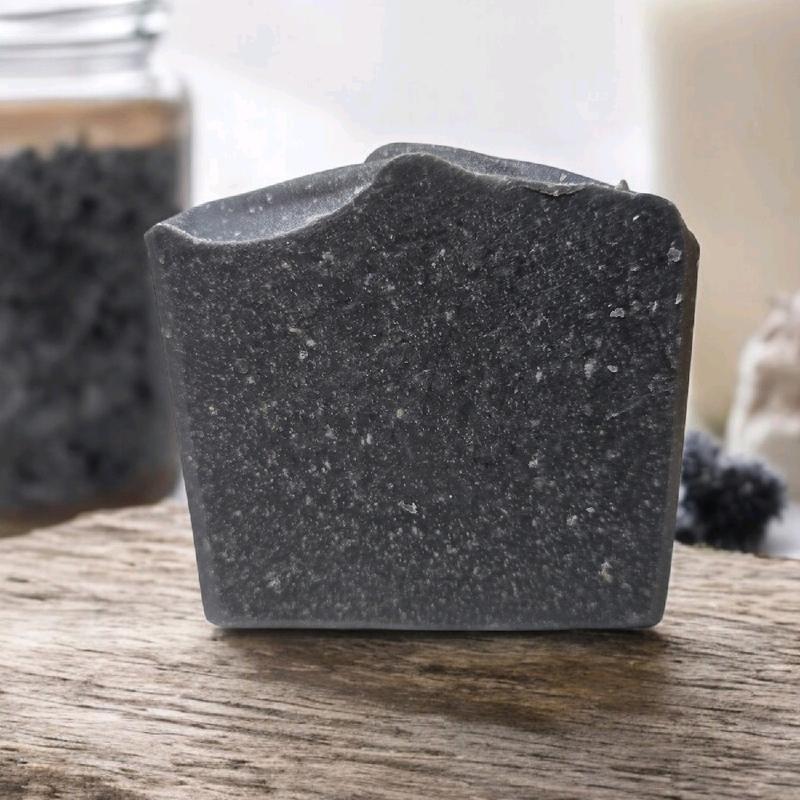 Charcoal Goats Milk and Tallow Soap - Hand-Made with Natural Ingredients - Body Care