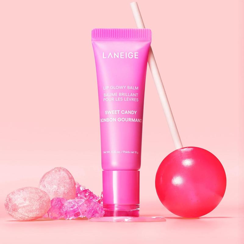 LANEIGE Lip Glowy Balm Hydrate, Glossy, Lightweight, Moisturize & Tint with Shea Butter Skincare Lip Balm Moisturizer