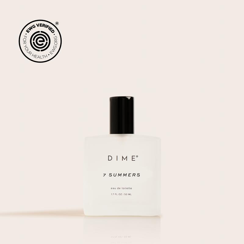 DIME Beauty Perfume 7 Summers, Sweet Floral Scent, Hypoallergenic, Clean Perfume, Eau de Toilette For Women, 1.7 oz   50 ml