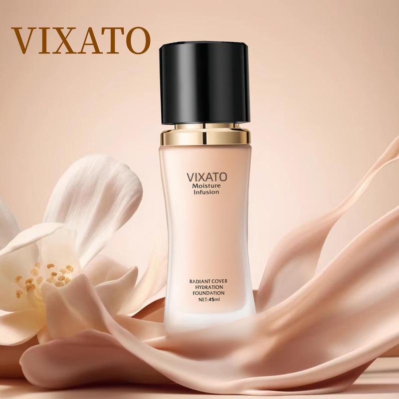 VIXATO Liquid Foundation Concealer + Moisturizer, Flawless makeup Cosmetic, Suitable For Most Skin, Makeup Hydration , Bright   Deutral   Dark