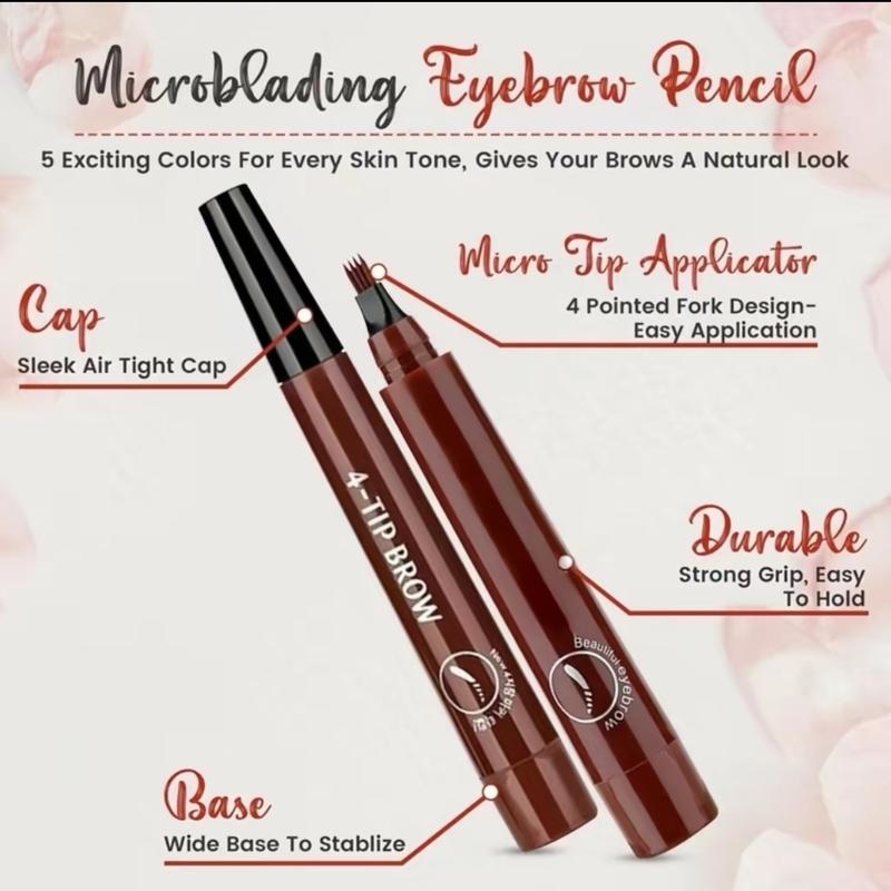 Revolutionary Magic Eyebrow Pencil - Waterproof Four-Pronged Natural Pencil with Rave Reviews