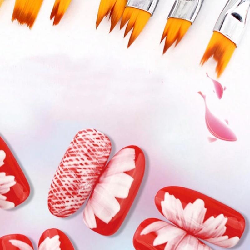 Nail Art Brushes for Perfect Manicure and Pedicure Nail Care Set