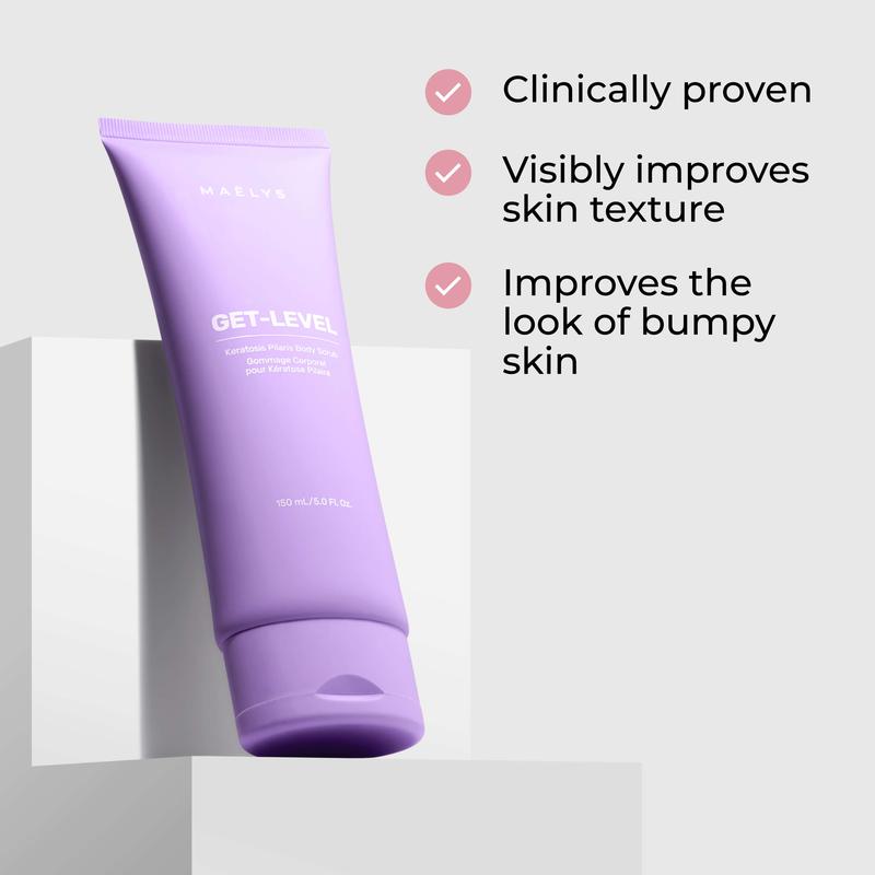 MAËLYS GET-LEVEL Clinically Proven Keratosis Pilaris Body Scrub - With Glycolic & Lactic Acid Body Care Aha